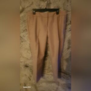 Adrienne Vittadini Size 1@ Women's Tan Straight Leg Pants